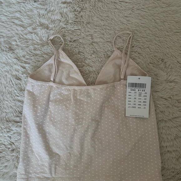 Brandy Melville pink hearts cami - Picture 3 of 3
